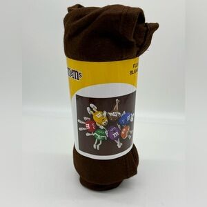 New M&M's Fleece Throw Blanket 50x60 NEW Latest Version